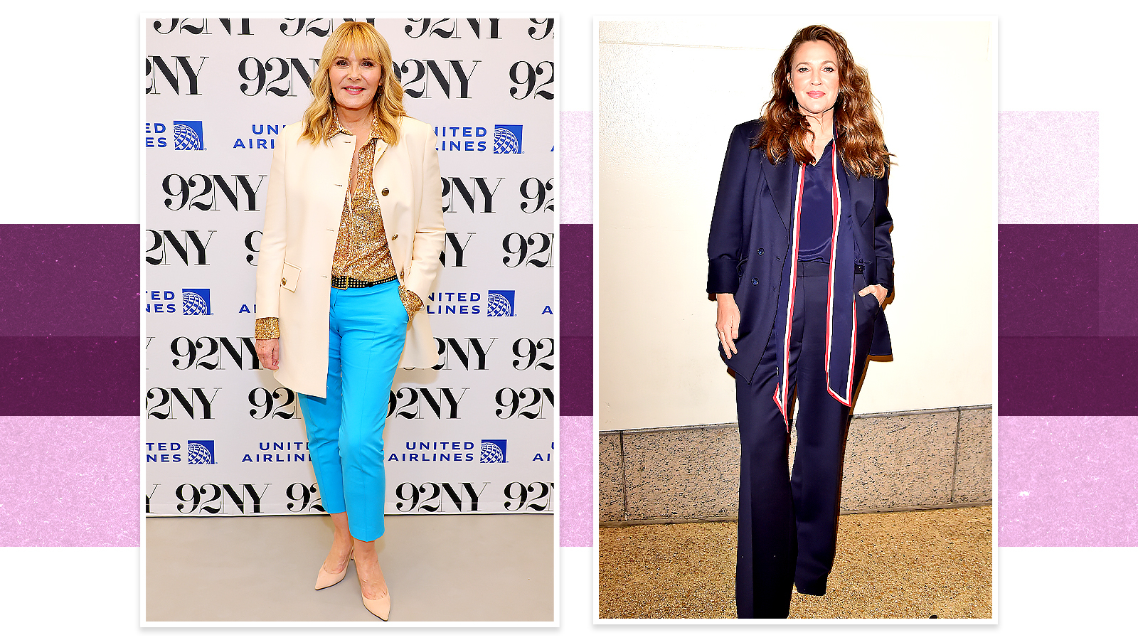 Kim Cattrall and Drew Barrymore are examples of the Athena (rectangle) shape